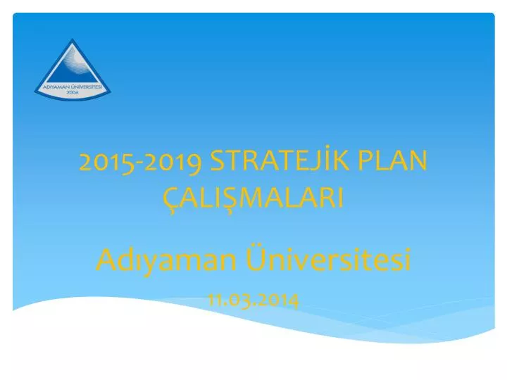 2015 2019 stratej k plan ali malari