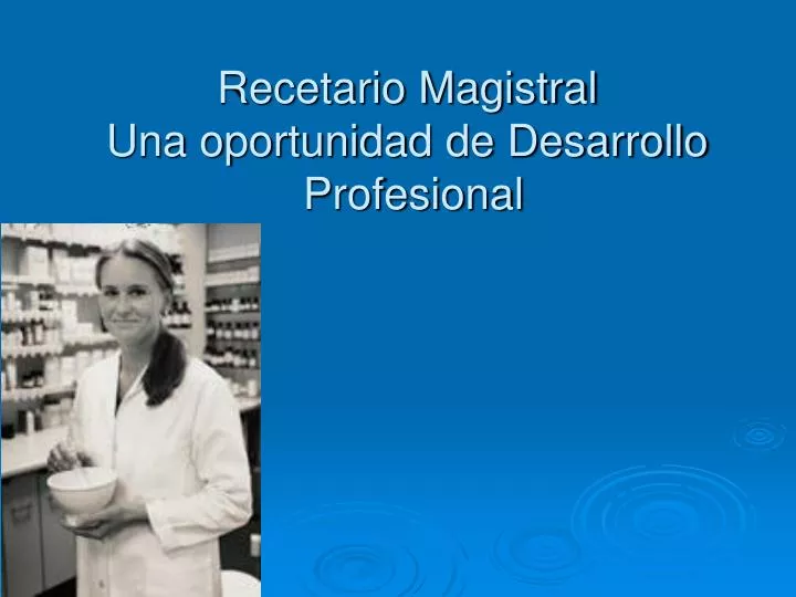 recetario magistral una oportunidad de desarrollo profesional