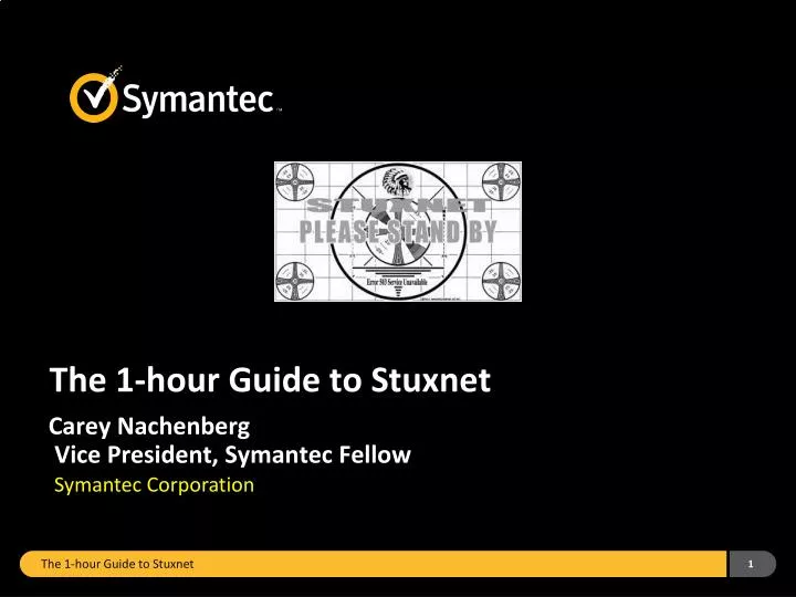 the 1 hour guide to stuxnet