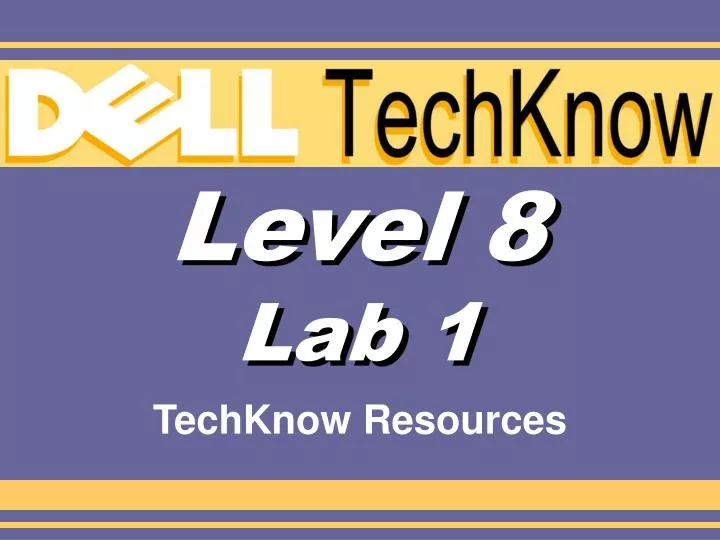 level 8 lab 1