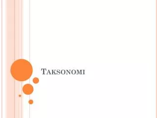 taksonomi