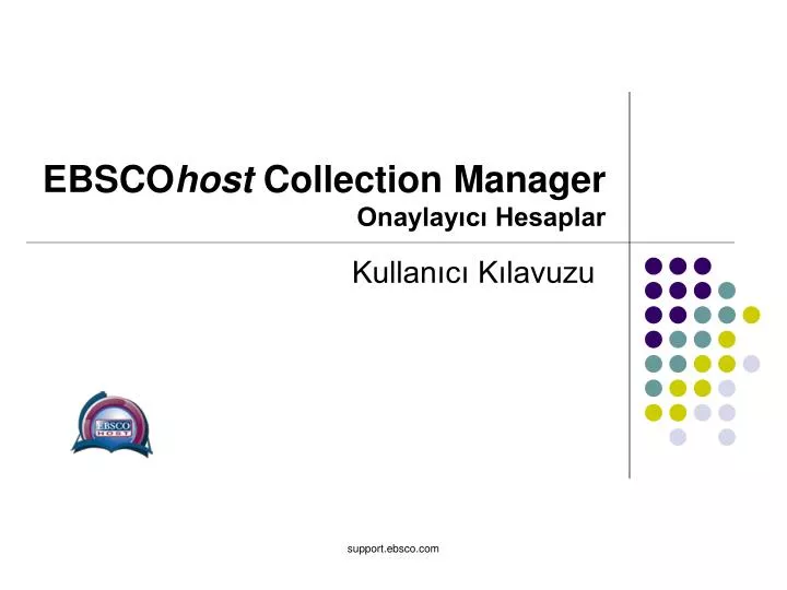 ebsco host collection manager onaylay c hesaplar