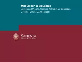 moduli per la sicurezza