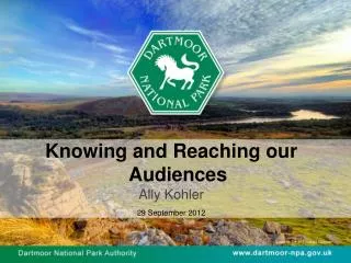 Knowing and Reaching our Audiences