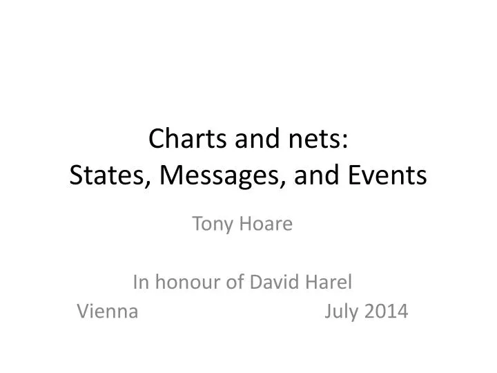 charts and nets states messages and events