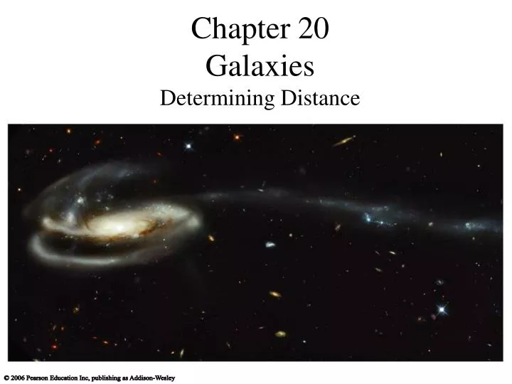 chapter 20 galaxies determining distance