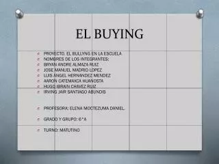 el buying