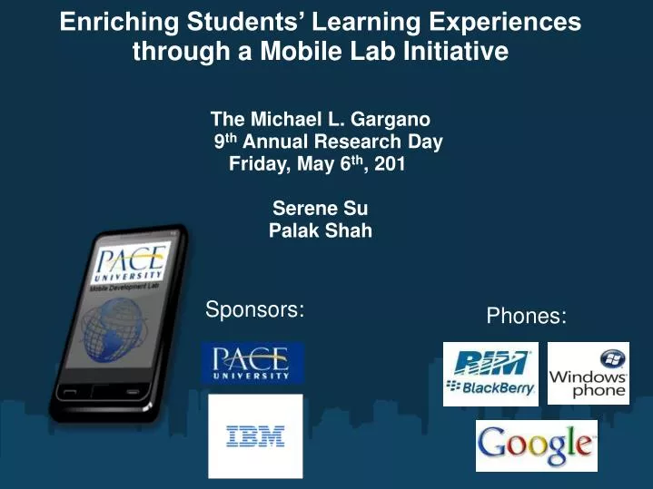 enriching students learning experiences through a mobile lab initiative