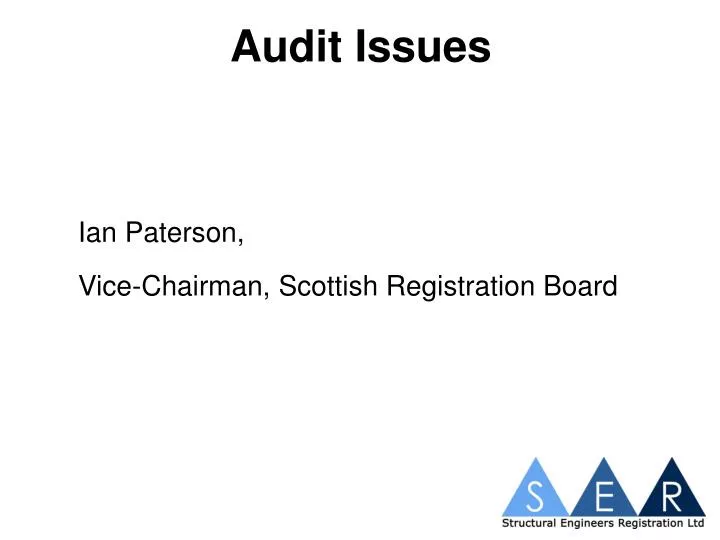 audit issues