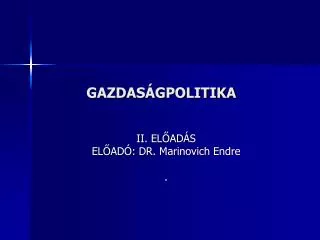 gazdas gpolitika