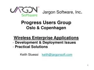 Jargon Software, Inc .