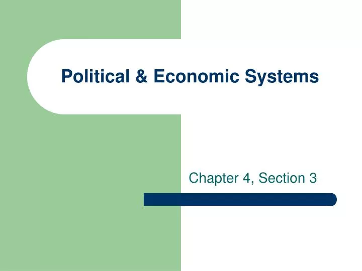 political economic systems