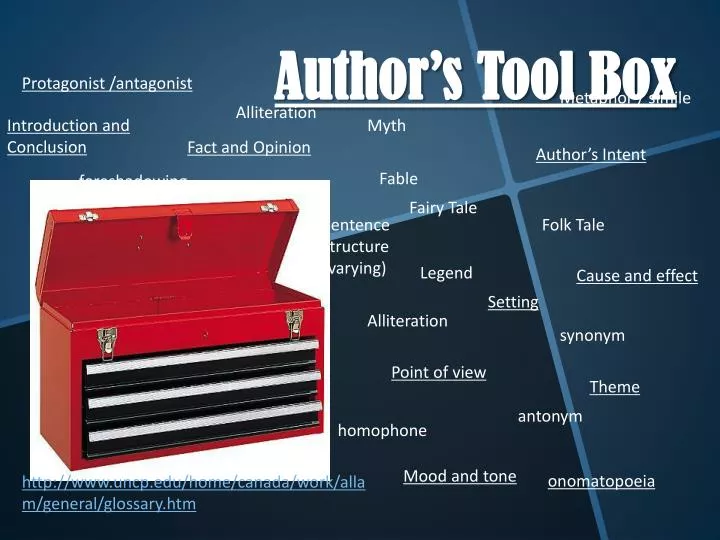 author s tool box