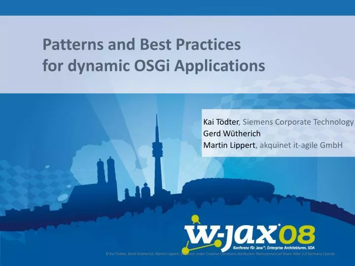 patterns and best practices for dynamic osgi applications