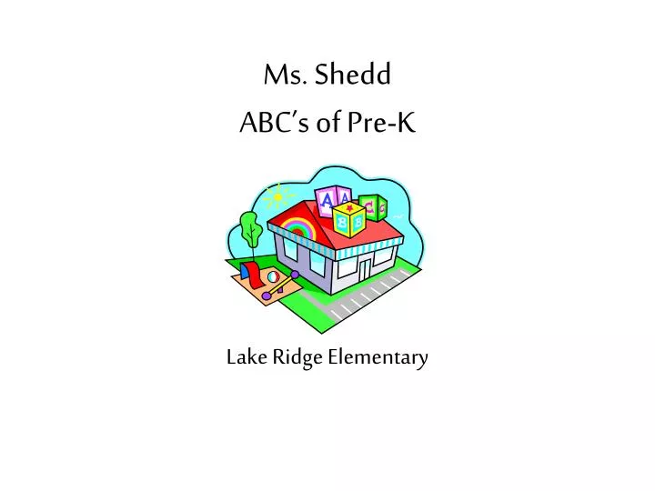 ms shedd abc s of pre k