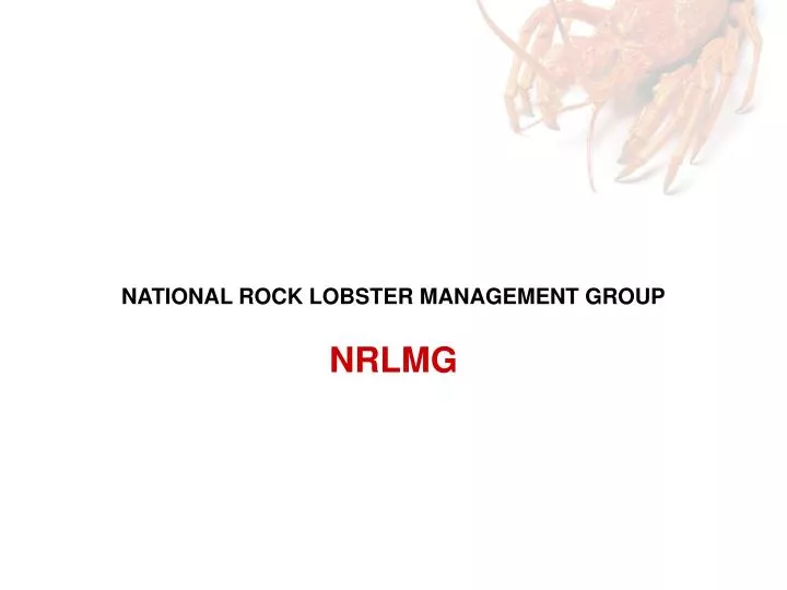 national rock lobster management group