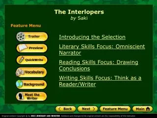 The Interlopers by Saki