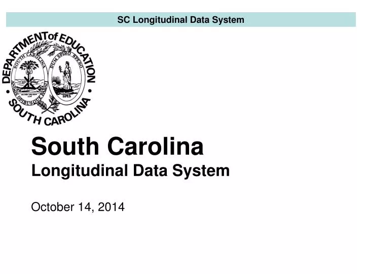 south carolina longitudinal data system