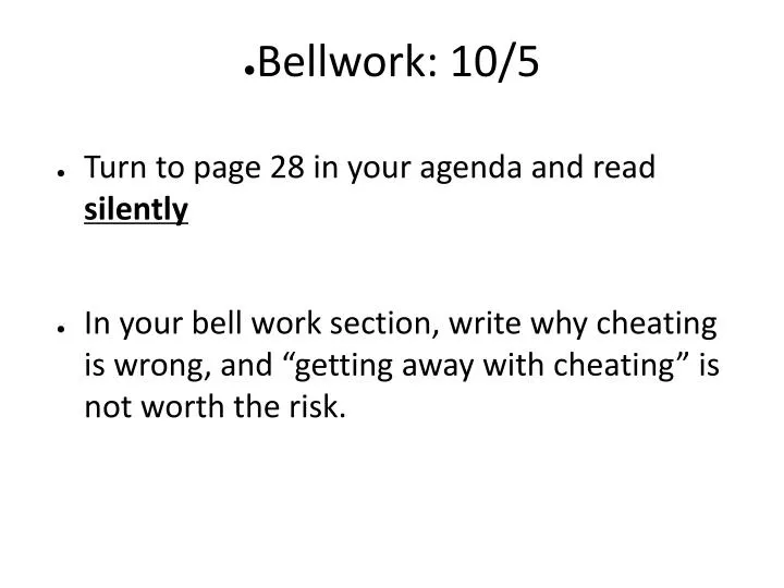 bellwork 10 5
