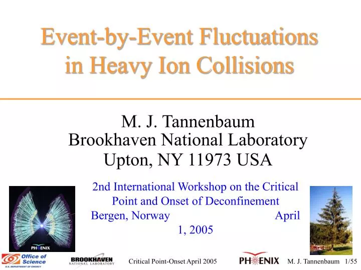 event by event fluctuations in heavy ion collisions