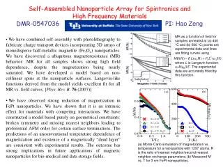 Self-Assembled Nanoparticle Array for Spintronics and