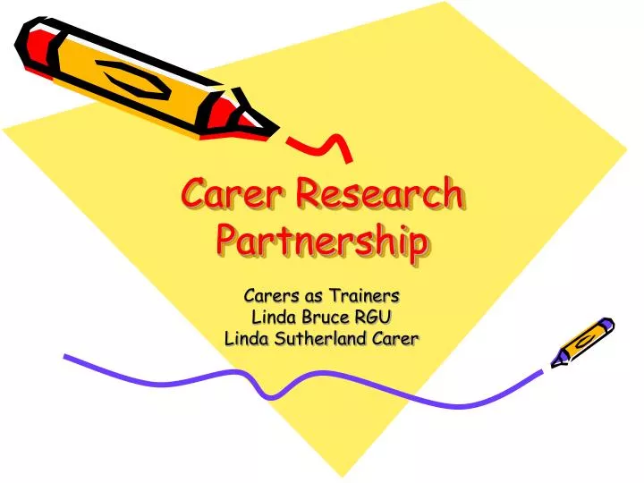 carer research partnership