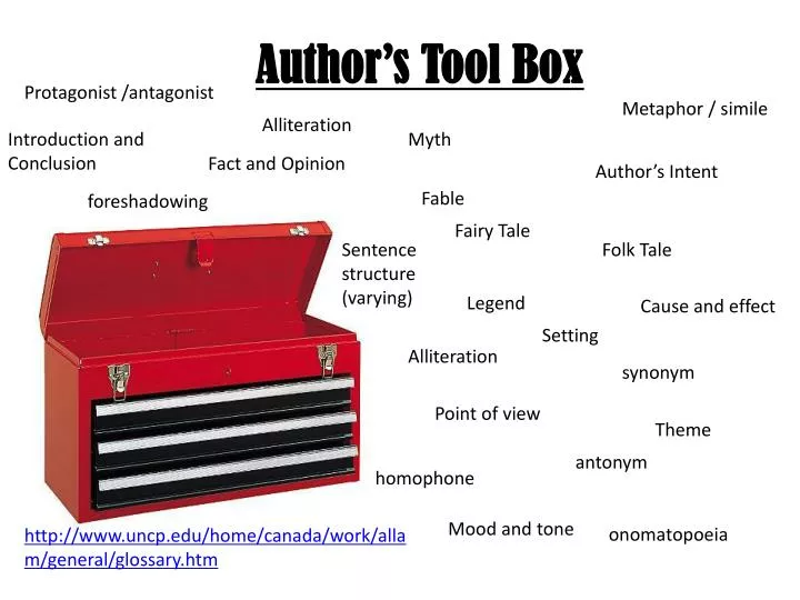 author s tool box