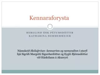 Kennaraforysta