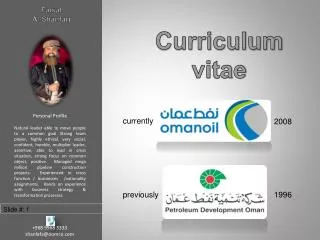 Curriculum vitae