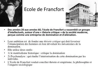 ecole de francfort