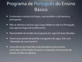 programa de portugu s do ensino b sico