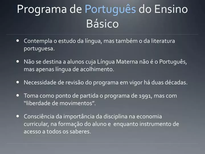 programa de portugu s do ensino b sico