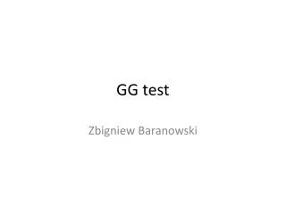 GG test