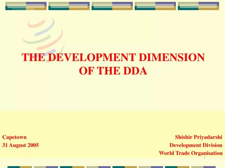 the development dimension of the dda