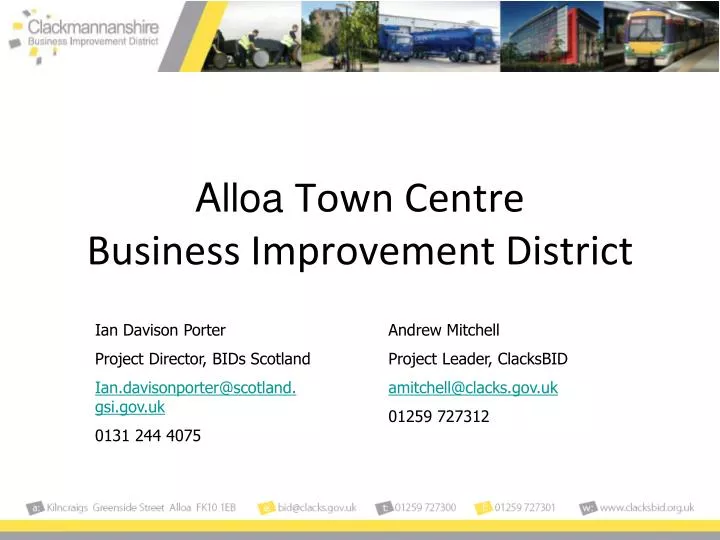 alloa town centre business improvement district