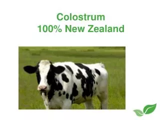 Colostrum 100% New Zealand