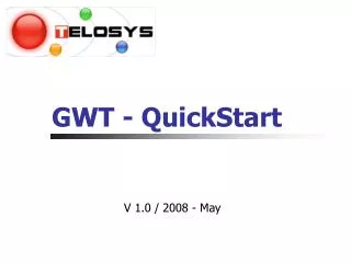 gwt quickstart