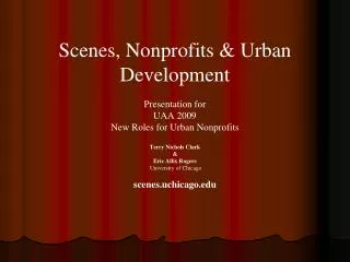 Nonprofits in Cities