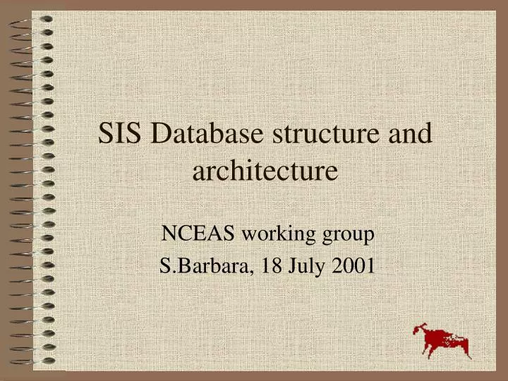 sis database structure and architecture