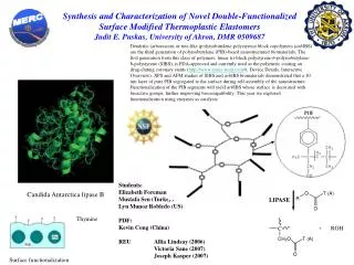 Synthesis and Characterization of Novel Double-Functionalized