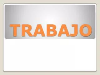 trabajo