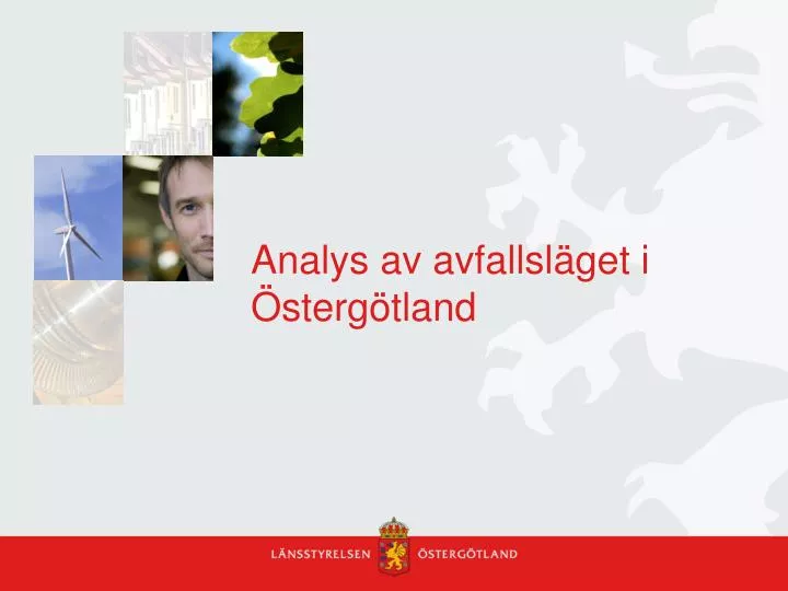 analys av avfallsl get i sterg tland