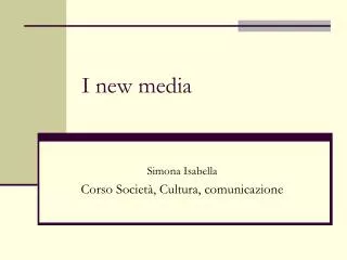 i new media