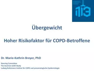 bergewicht hoher risikofaktor f r copd betroffene