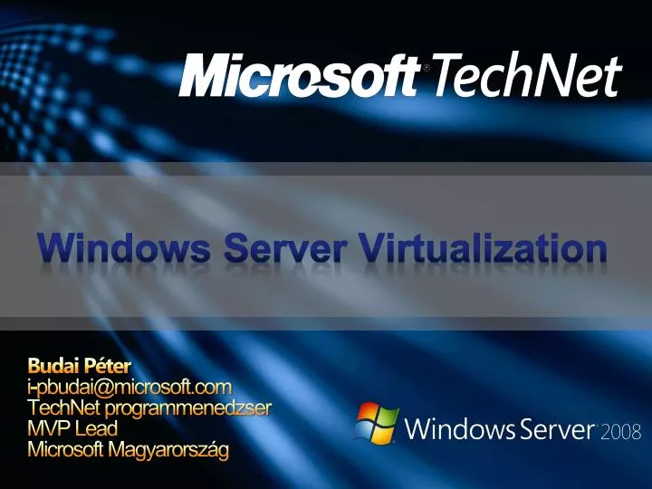 windows server virtualization
