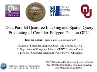 Data Parallel Quadtree Indexing and Spatial Query Processing of Complex Polygon Data on GPUs