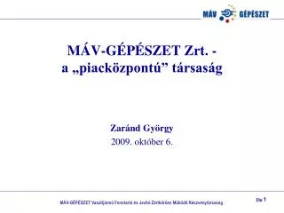 m v g p szet zrt a piack zpont t rsas g