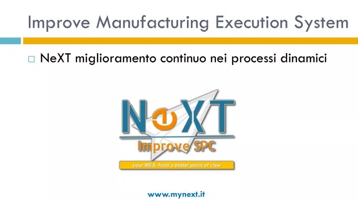 improve manufacturing execution system