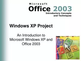 Windows XP Project