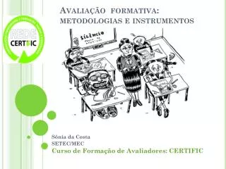 avalia o formativa metodologias e instrumentos